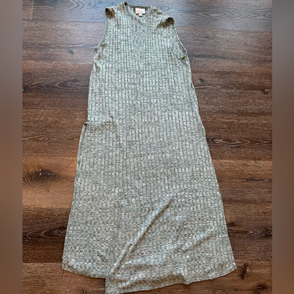 LuLaRoe Heathered Green Joy Vest